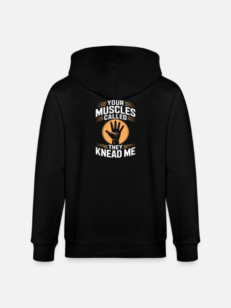 Masseuse Sayings Massage Funny Masseur Gift - Stanley/Stella CULTIVATOR Unisex Organic Hooded Jacket - black