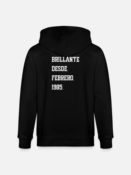 Birthday: February 1985 - Stanley/Stella CULTIVATOR  Unisex Organic Hooded Jacket - black
