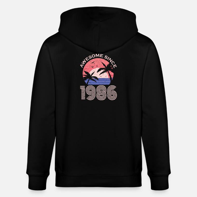 Aloha Sunset 1996 Rétro - Veste à capuche bio CULTIVATOR Stanley/Stella Unisexe - noir