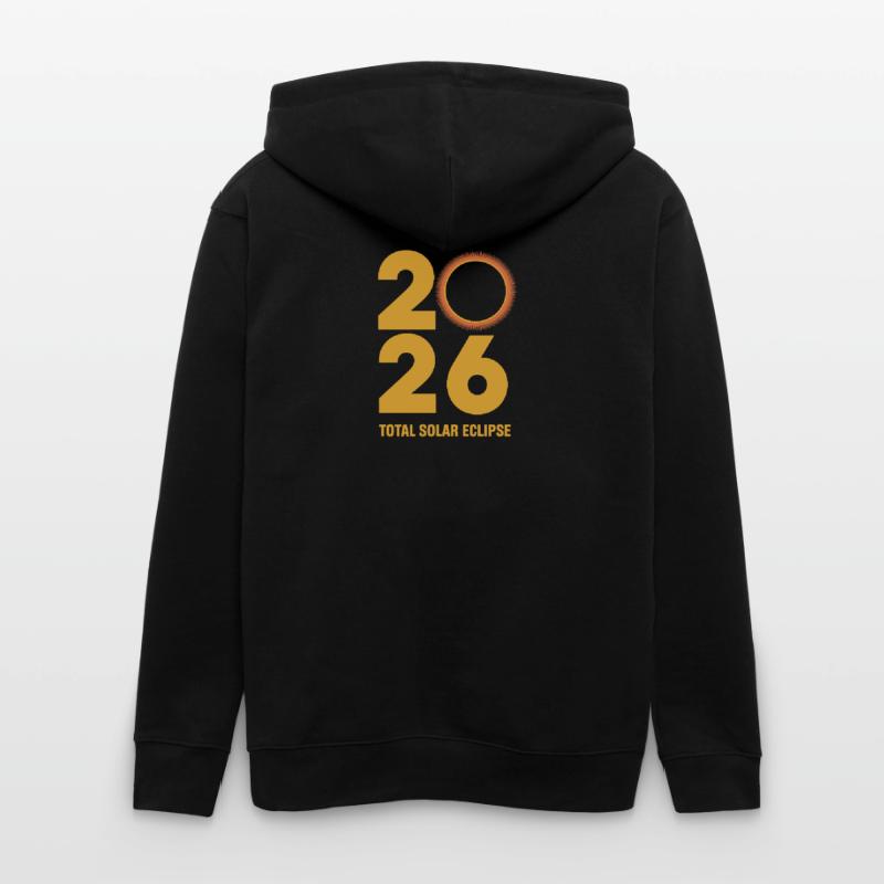 2026 Total Solar Eclipse Path Retro Stanley/Stella CULTIVATOR  Unisex Organic Hooded Jacket