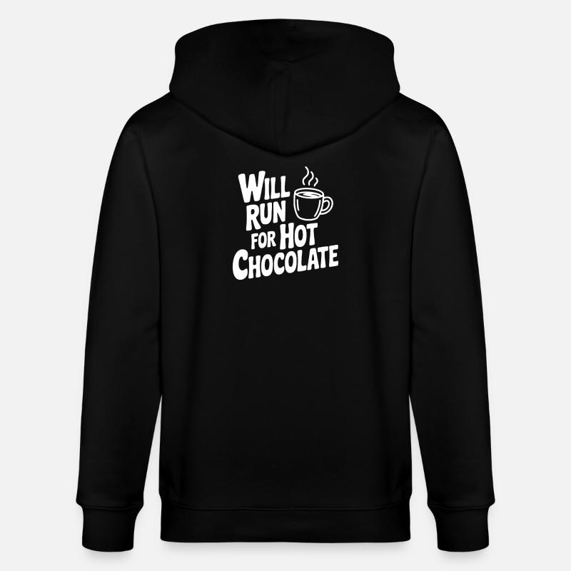Will Will Hot Chocolate holen - Stanley/Stella Unisex Bio-Kapuzenjacke CULTIVATOR  - Schwarz