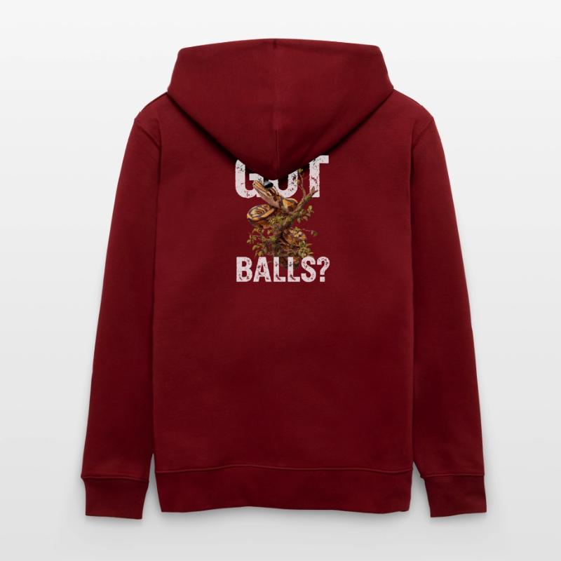 Python roi Serpents Amateurs de terrarium Python Veste à capuche bio CULTIVATOR Stanley/Stella Unisexe