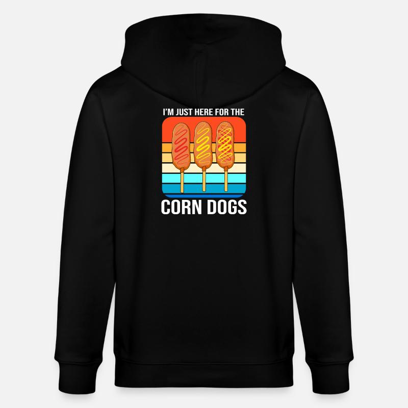 Chien de maïs - Veste à capuche bio CULTIVATOR Stanley/Stella Unisexe - noir