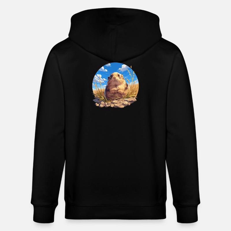 Lemmings Lemming - Veste à capuche bio CULTIVATOR Stanley/Stella Unisexe - noir