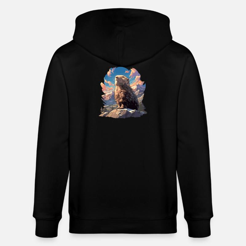 Lemmings Lemming - Veste à capuche bio CULTIVATOR Stanley/Stella Unisexe - noir