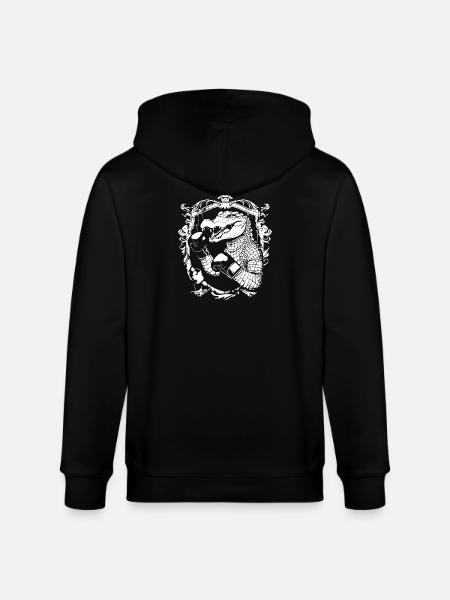 Alligator Boxing MMA - Stanley/Stella CULTIVATOR Unisex Organic Hooded Jacket - black