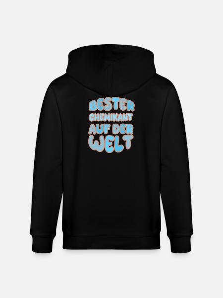 Gift for Chemical Technician - Stanley/Stella CULTIVATOR  Unisex Organic Hooded Jacket - black