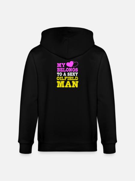 Ölfeld Ehefrau Bohrinsel Ölbohrinsel - Stanley/Stella Unisex Bio-Kapuzenjacke CULTIVATOR - Schwarz
