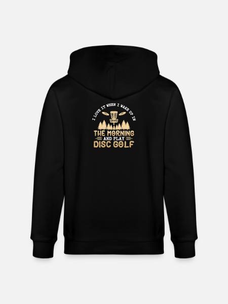 Disc Golf Geschenke Discgolf - Stanley/Stella Unisex Bio-Kapuzenjacke CULTIVATOR  - Schwarz