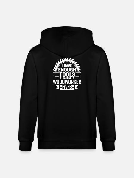 Assez d’outils, jamais un menuisier - Veste à capuche bio CULTIVATOR Stanley/Stella Unisexe - noir