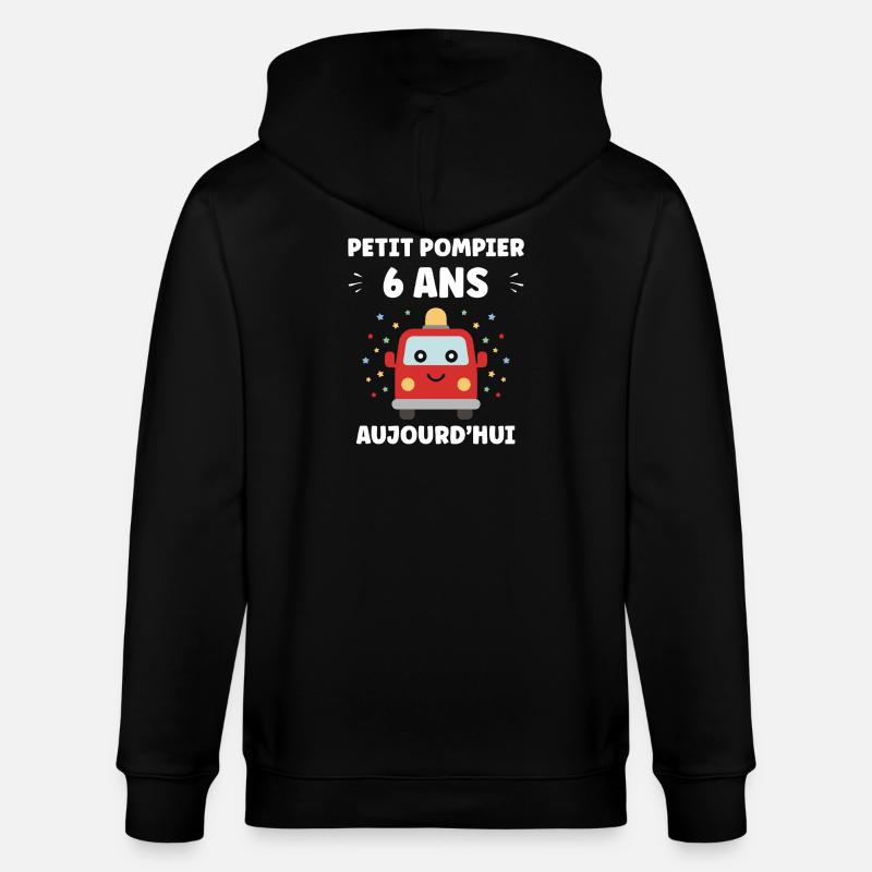 6 ans - Veste à capuche bio CULTIVATOR Stanley/Stella Unisexe - noir