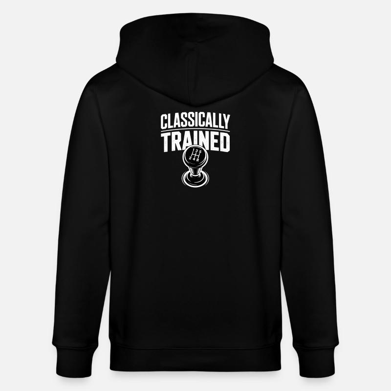 Classically Trained Auto Schaltgetriebe - Stanley/Stella Unisex Bio-Kapuzenjacke CULTIVATOR  - Schwarz