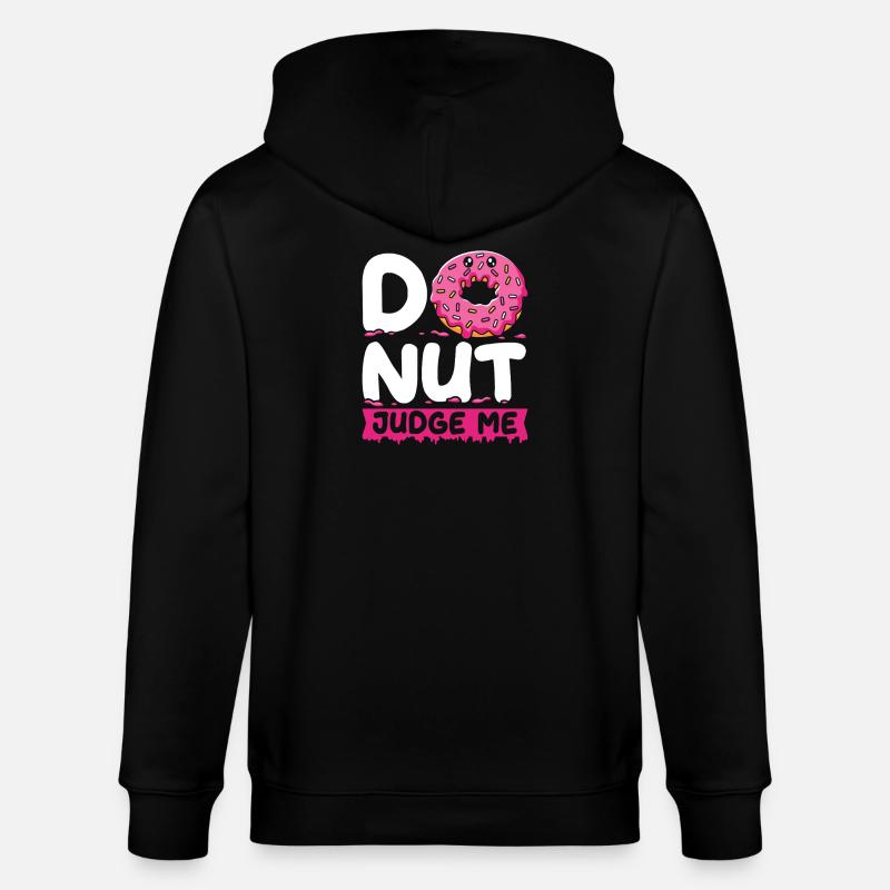 Restauration rapide en donuts - Veste à capuche bio CULTIVATOR Stanley/Stella Unisexe - noir