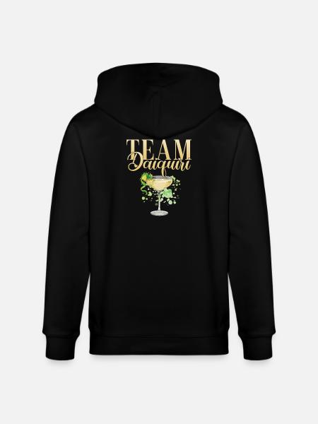 Hen Party Cocktail Team Daiquiri - Stanley/Stella CULTIVATOR Unisex Organic Hooded Jacket - black