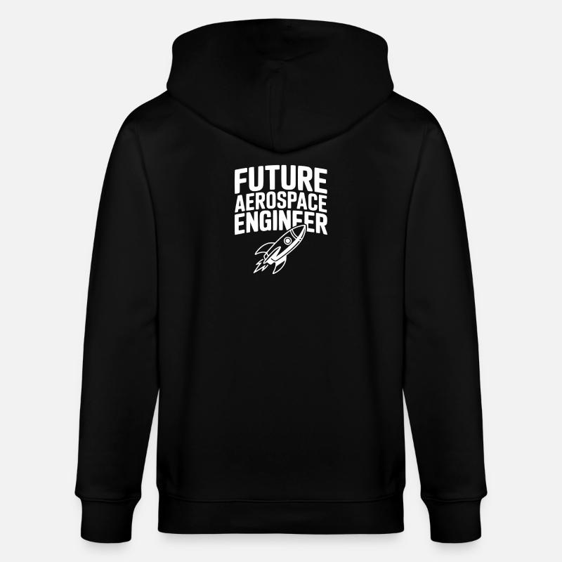 Futur ingénieur aérospatial - Veste à capuche bio CULTIVATOR Stanley/Stella Unisexe - noir