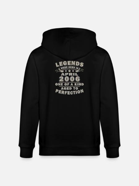 Legends from April 2006 - Stanley/Stella CULTIVATOR Unisex Organic Hooded Jacket - black