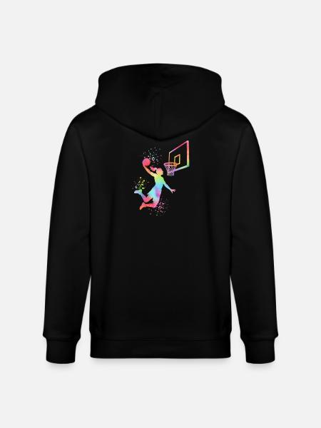 Basket-ball féminin - Veste à capuche bio CULTIVATOR Stanley/Stella Unisexe - noir