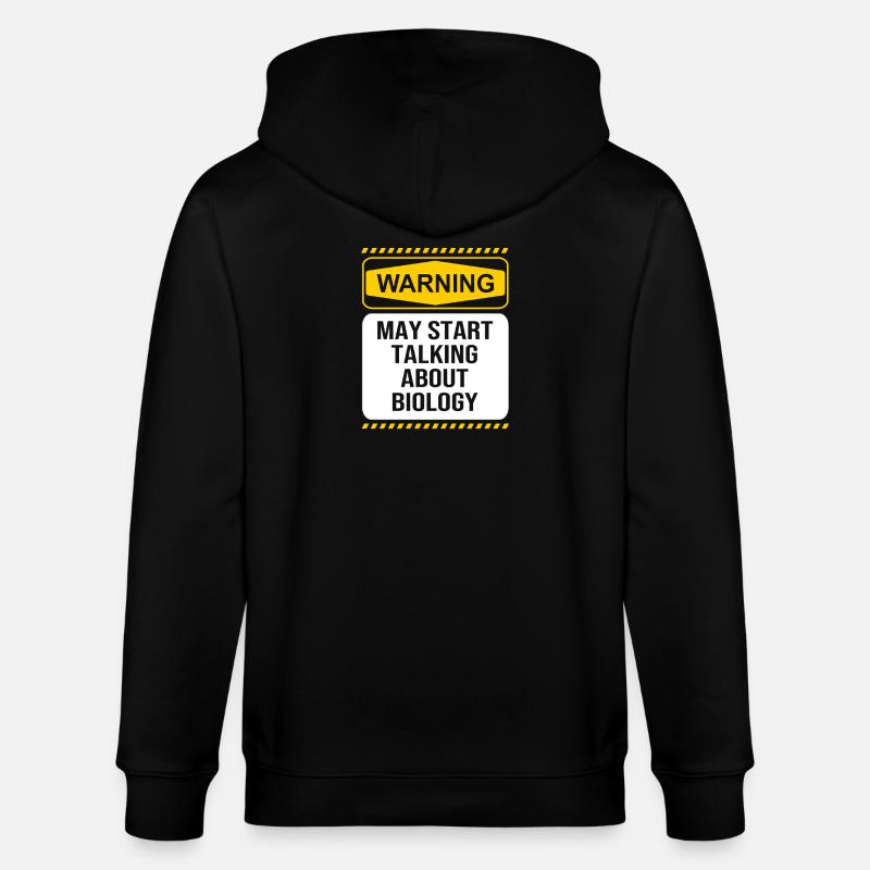 Strukturformel Molekül - Stanley/Stella Unisex Bio-Kapuzenjacke CULTIVATOR  - Schwarz