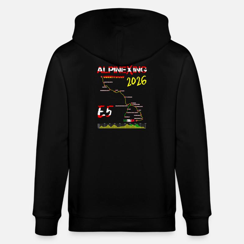 E5 Oberstdorf Merano 2026 - Veste à capuche bio CULTIVATOR Stanley/Stella Unisexe - noir