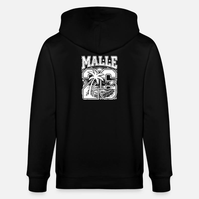 Plage de Malle 2026 Jersey - Veste à capuche bio CULTIVATOR Stanley/Stella Unisexe - noir