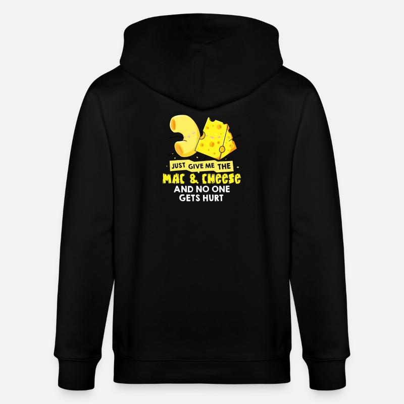 Mac & Cheese Meme Tee - Stanley/Stella Unisex Bio-Kapuzenjacke CULTIVATOR - Schwarz