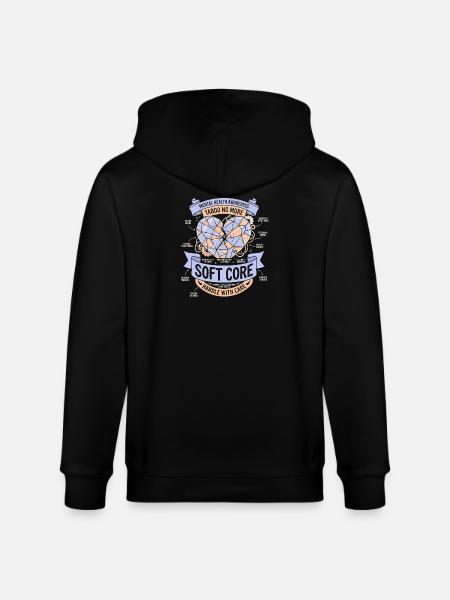 Handle with care - Stanley/Stella CULTIVATOR Unisex Organic Hooded Jacket - black