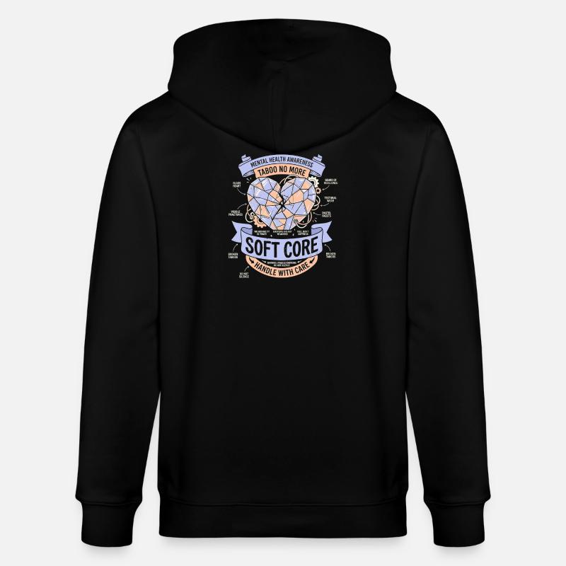 Manipuler avec soin - Veste à capuche bio CULTIVATOR Stanley/Stella Unisexe - noir