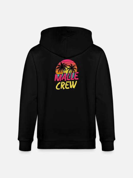 Malle Crew - Stanley/Stella CULTIVATOR Unisex Organic Hooded Jacket - black