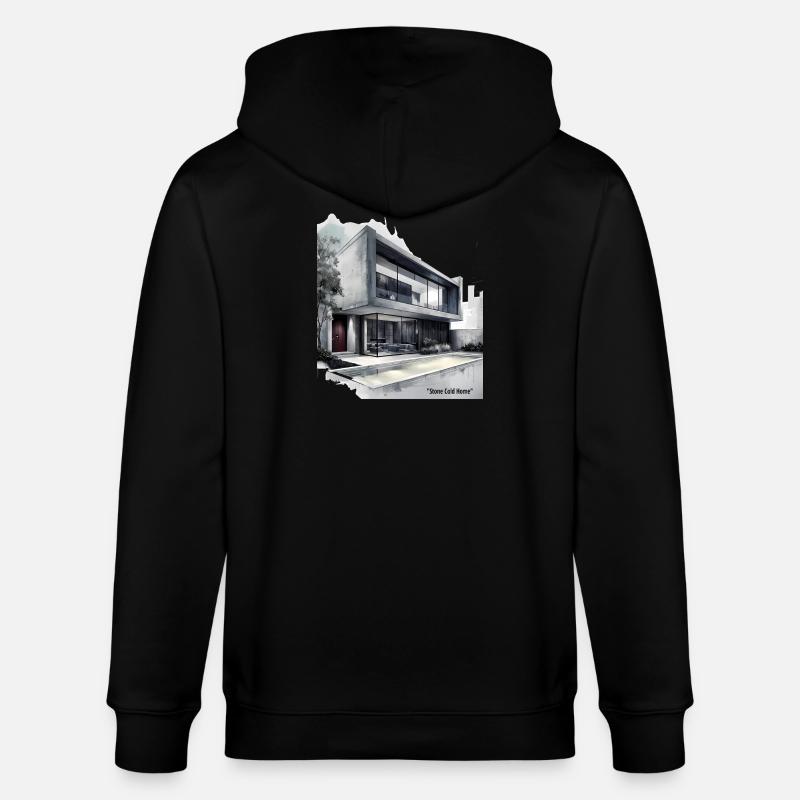 Stone Cold Modern Home - Stanley/Stella Unisex Bio-Kapuzenjacke CULTIVATOR  - Schwarz