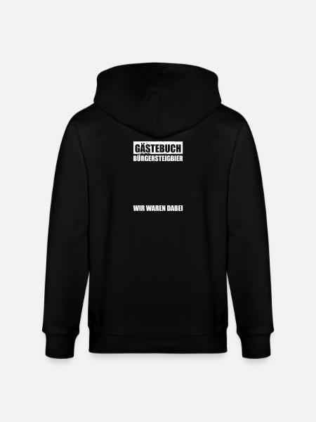 Gästebuch Bürgersteigbier Ortskontrollfahrt OKF - Stanley/Stella Unisex Bio-Kapuzenjacke CULTIVATOR - Schwarz