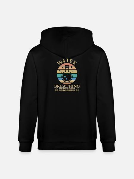 Water Breathing Potion Fantasy RPG - Stanley/Stella CULTIVATOR Unisex Organic Hooded Jacket - black