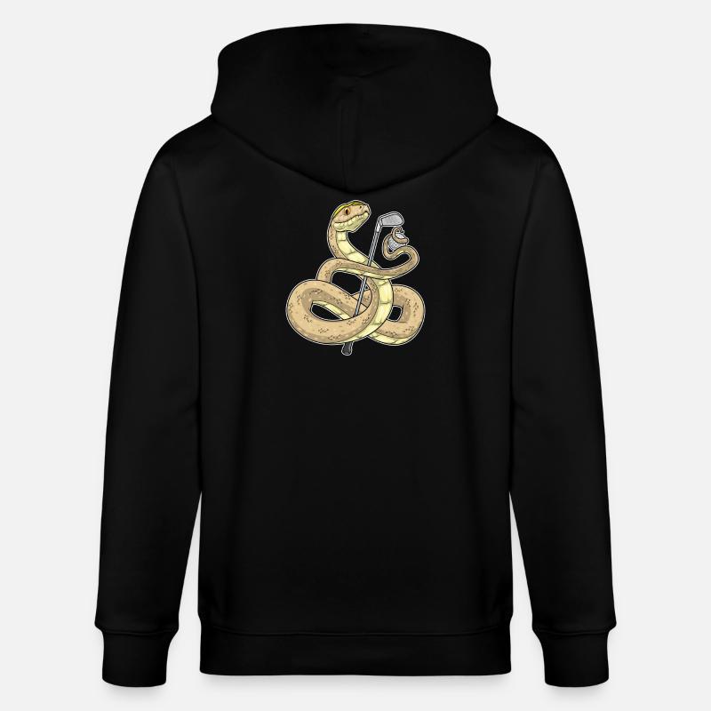 Snake Golf Golf Clubs - Veste à capuche bio CULTIVATOR Stanley/Stella Unisexe - noir