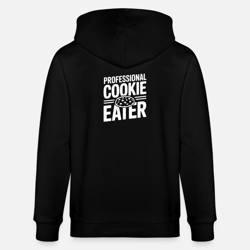 Professional Cookie Eater - Stanley/Stella CULTIVATOR Unisex Organic Hooded Jacket - black