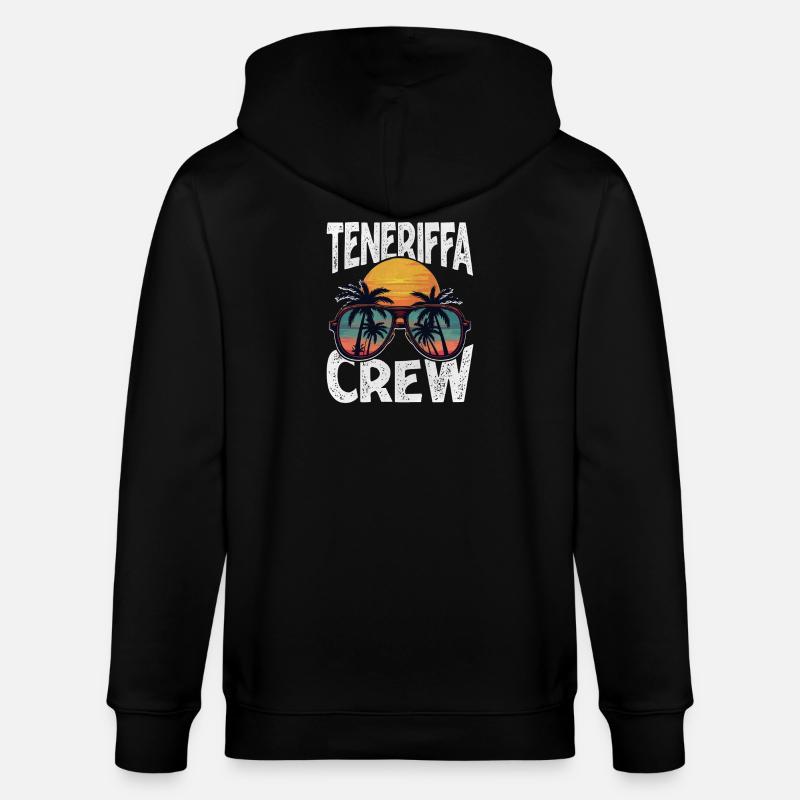 Équipage de Tenerife - Veste à capuche bio CULTIVATOR Stanley/Stella Unisexe - noir