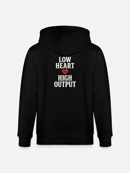 Zone 2 Training Herzfrequenztraining Einfaches - Stanley/Stella Unisex Bio-Kapuzenjacke CULTIVATOR - Schwarz