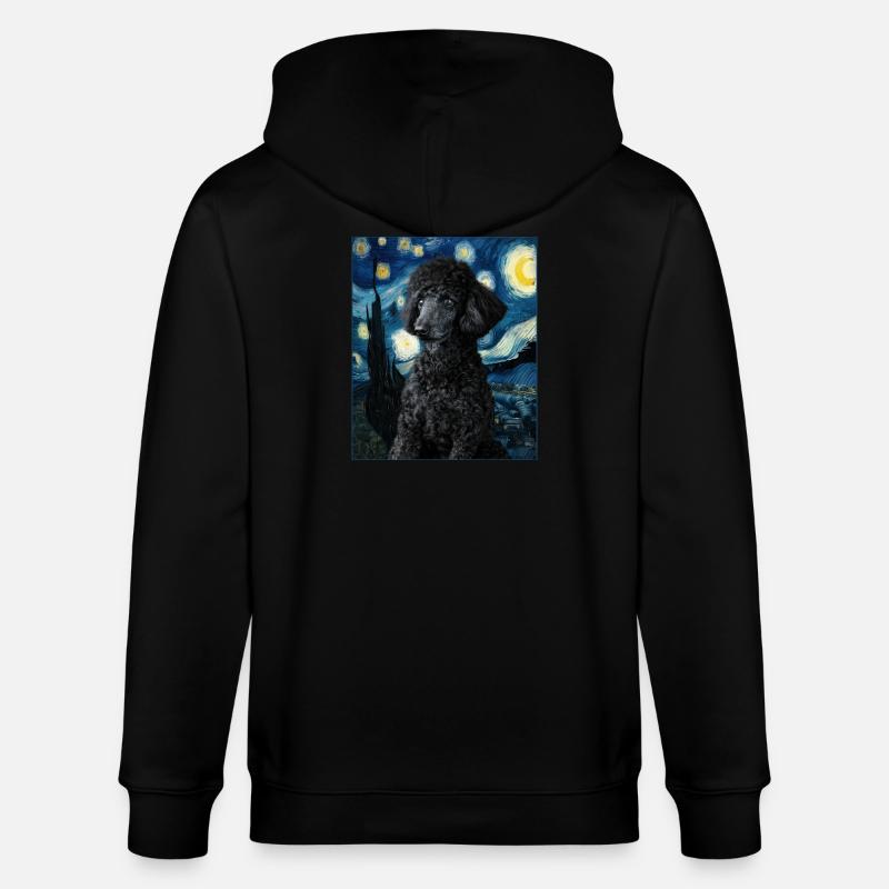Caniche - Veste à capuche bio CULTIVATOR Stanley/Stella Unisexe - noir