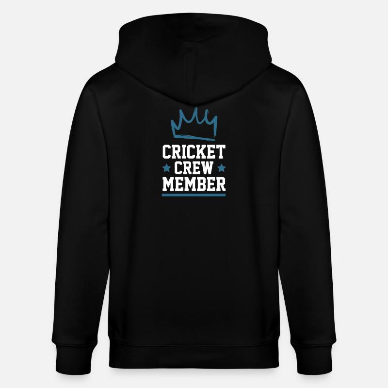 Équipe de cricket - Veste à capuche bio CULTIVATOR Stanley/Stella Unisexe - noir
