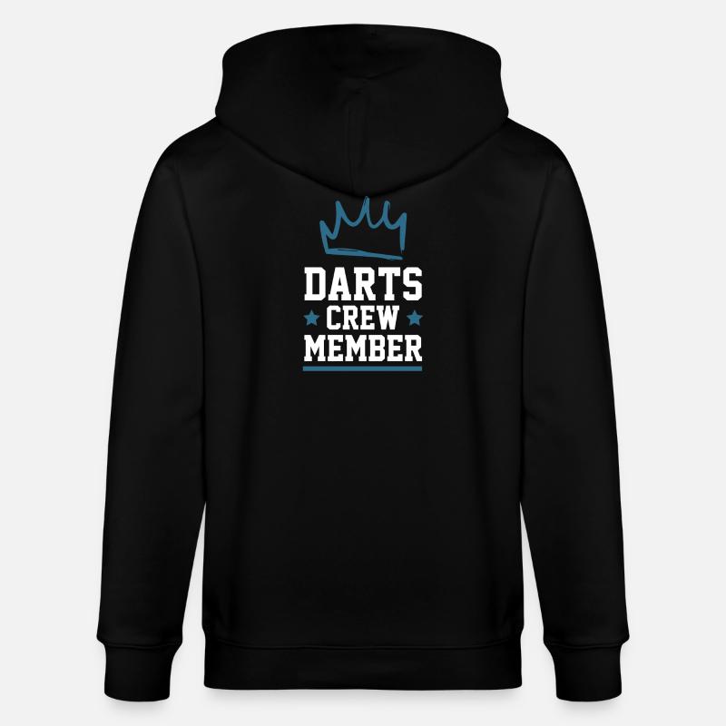 Darts Crew - Stanley/Stella Unisex Bio-Kapuzenjacke CULTIVATOR - Schwarz