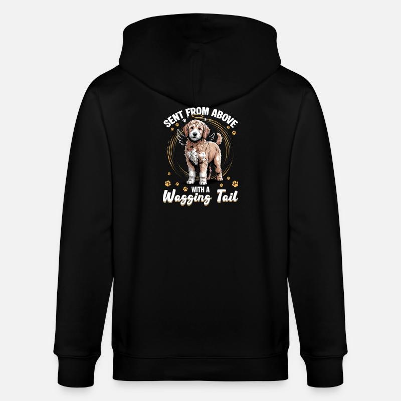 Race de chien Goldendoodle - Veste à capuche bio CULTIVATOR Stanley/Stella Unisexe - noir