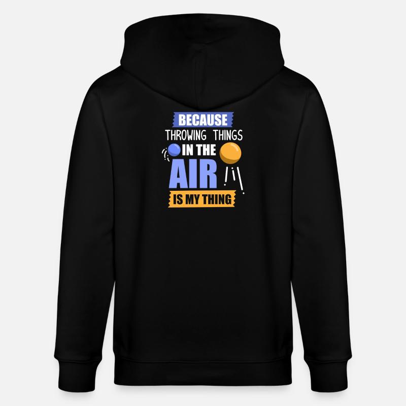 Diskuswurf Diskuswerfen Diskus diskuswerfer - Stanley/Stella Unisex Bio-Kapuzenjacke CULTIVATOR  - Schwarz