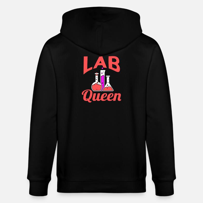 Béchers de chimie Lab Queen - Veste à capuche bio CULTIVATOR Stanley/Stella Unisexe - noir