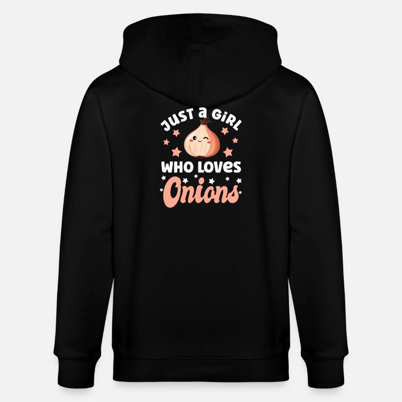 oignon - Veste à capuche bio CULTIVATOR Stanley/Stella Unisexe - noir