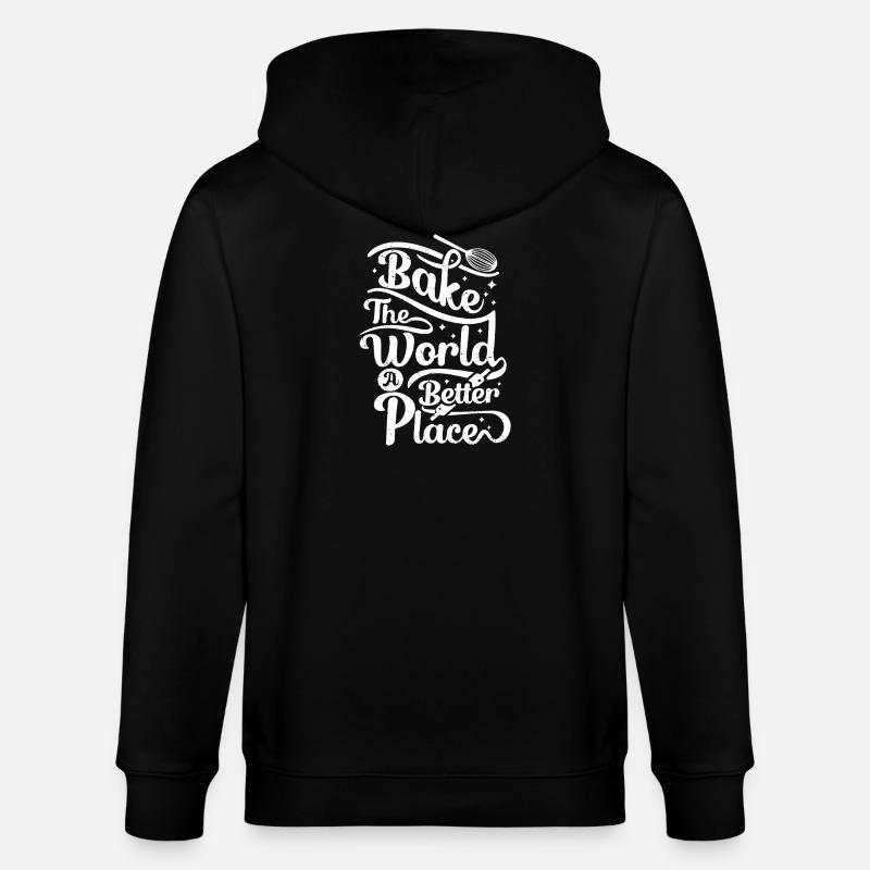Cuire le monde meilleur - Veste à capuche bio CULTIVATOR Stanley/Stella Unisexe - noir
