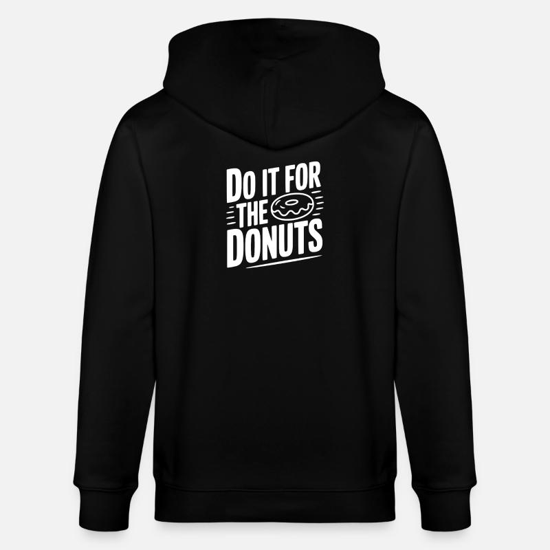 Faites-le pour les beignets - Veste à capuche bio CULTIVATOR Stanley/Stella Unisexe - noir