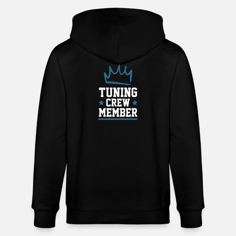 Tuning Crew - Stanley/Stella Unisex Bio-Kapuzenjacke CULTIVATOR - Schwarz