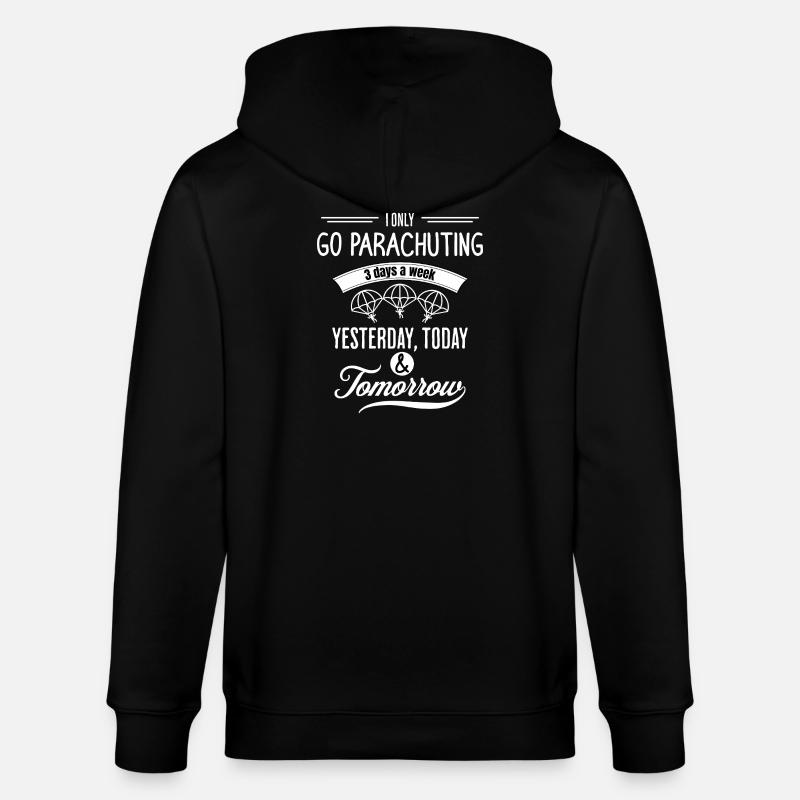 Parachutisme : Passion Quotidienne - Veste à capuche bio CULTIVATOR Stanley/Stella Unisexe - noir
