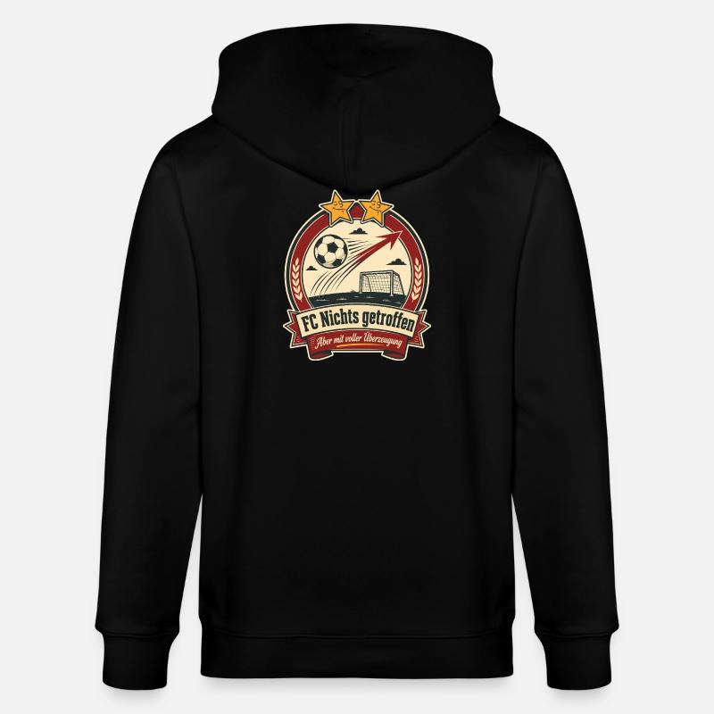 FC Nichts getroffen - Stanley/Stella Unisex Bio-Kapuzenjacke CULTIVATOR - Schwarz