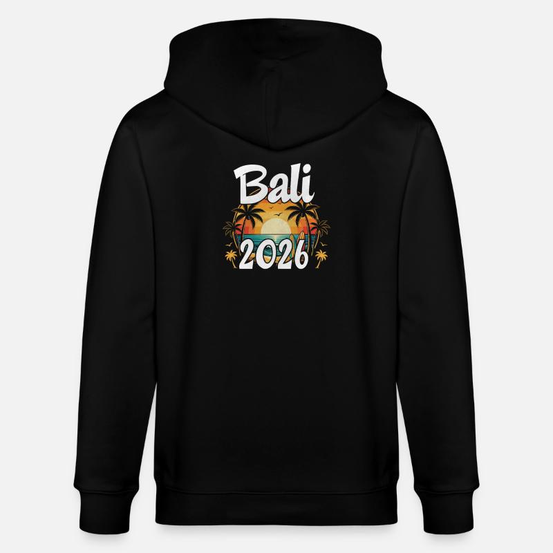 Bali 2026 - Veste à capuche bio CULTIVATOR Stanley/Stella Unisexe - noir