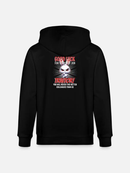 Drôle d’adieu collègue - Veste à capuche bio CULTIVATOR Stanley/Stella Unisexe - noir