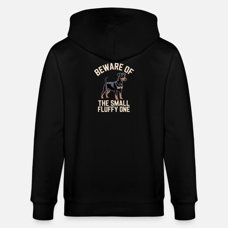 Cadeaux pour chiens Manchester Terrier - Veste à capuche bio CULTIVATOR Stanley/Stella Unisexe - noir
